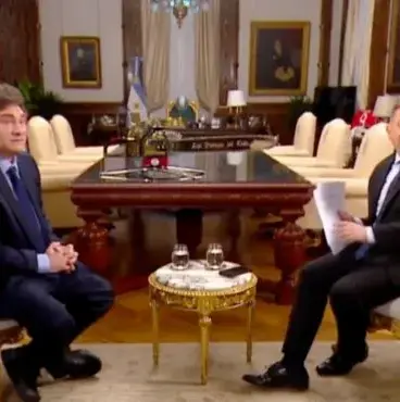 Otra estafa: Se filtra el crudo de la entrevista a Milei