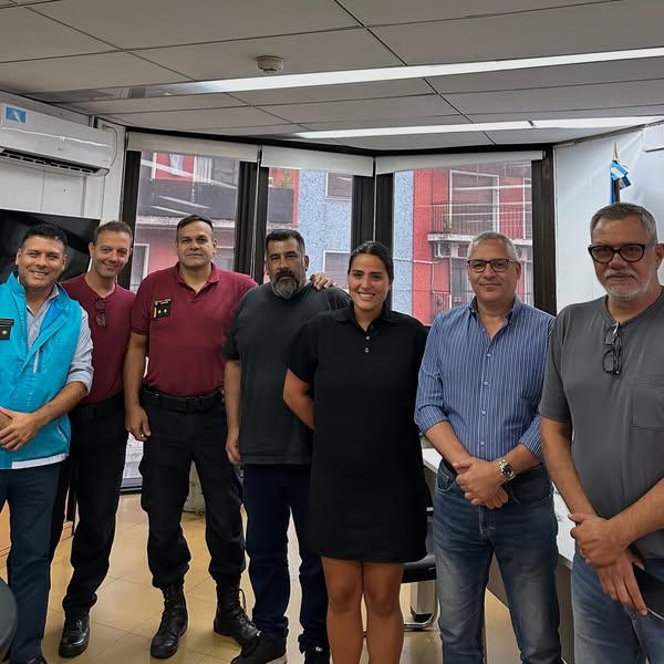 La presidenta comunal se reunió con comisarios