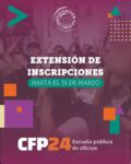Extensión del plazo de inscripciones en el CFP 24 de Flores