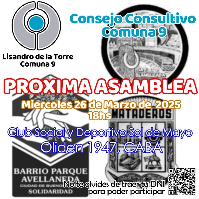 Se realiza la asamblea ordinaria del consejo consultivo comuna 9