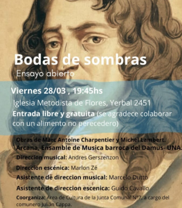 Ensayo abierto y solidario en Flores