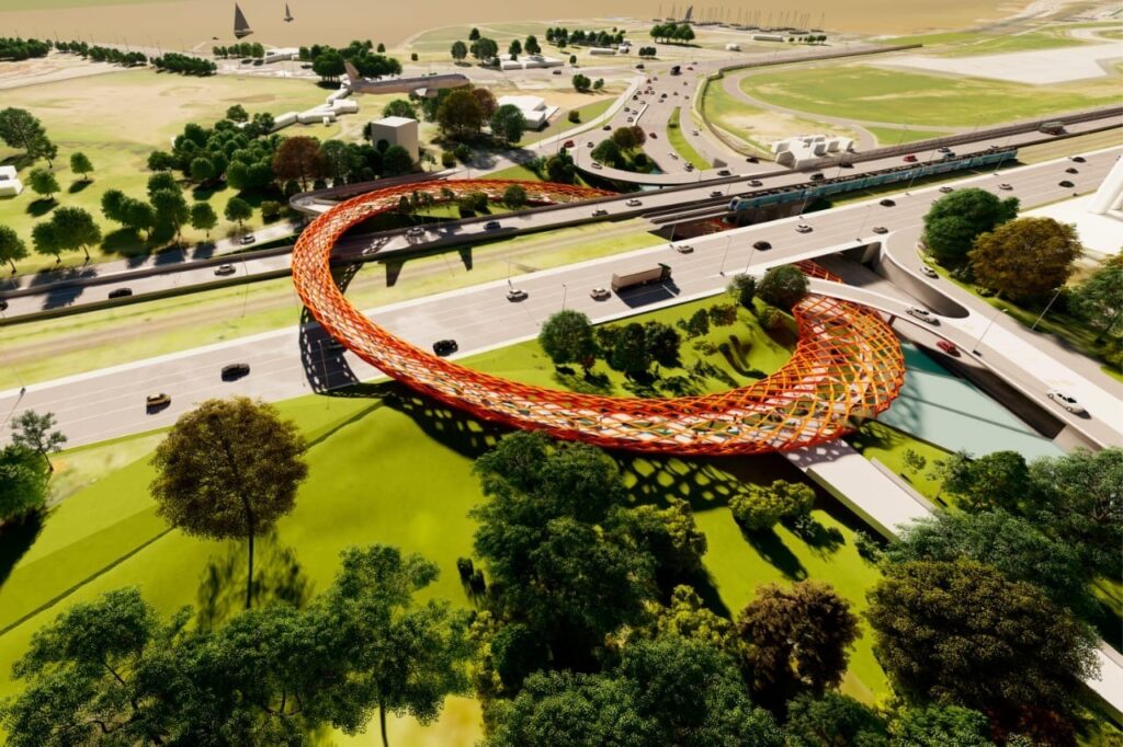 El GCBA proyecta un túnel en La Pampa junto a un anillo peatonal y para ciclistas que una Belgrano con el Aeroparque y el Río de la Plata