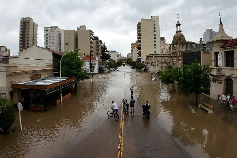 Siguen las colectas en Saavedra para los afectados por el temporal de Bahía Blanca