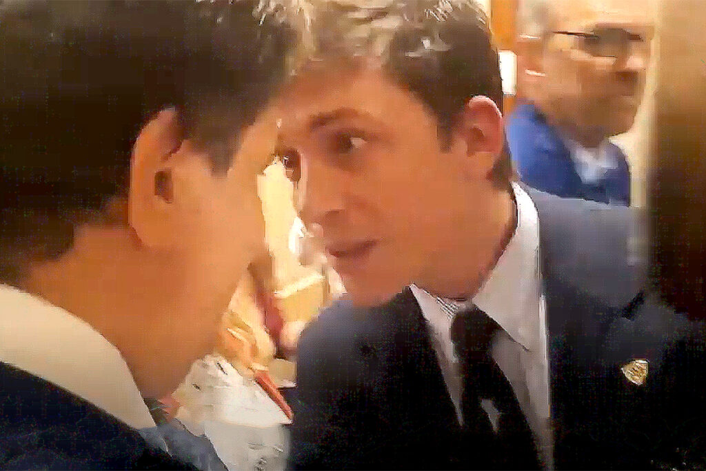 Otro escándalo de la LLA ahora Caputo patotea a Manes en el Congreso