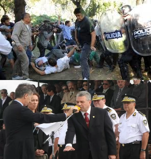 El nuevo ministro de seguridad es el responsable de la represión en Borda