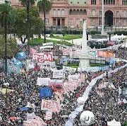 Multitudinaria movilización a 49 años del aniversario de Golpe Cívico Militar   