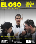 “El Oso” de Anton Chéjov en el Adan Buenosayres