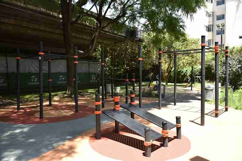 San Cristóbal: extendieron el sector deportivo en la Plazoleta Delia Avilés de Elizalde