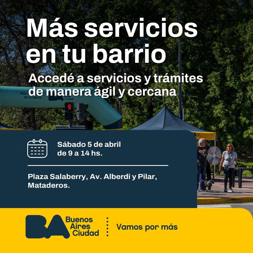 Más servicios en tu barrio lleva sus oficinas móviles a la Plaza Salaberry