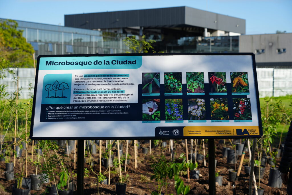 La Ciudad plantó su primer bosque urbano en Villa Soldati