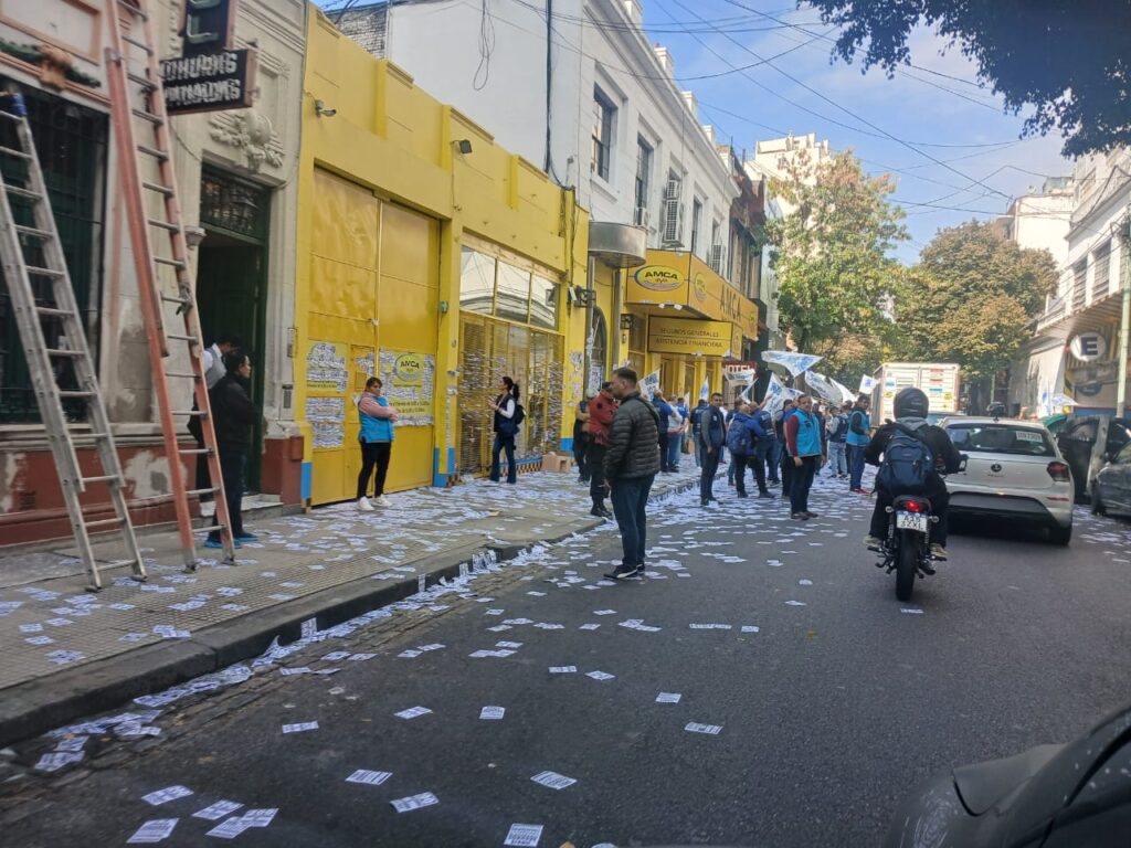 Almagro: protesta para denunciar despidos