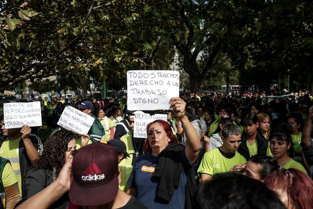 Protesta de recicladores urbanos y denuncia contra el GCBA por recortes