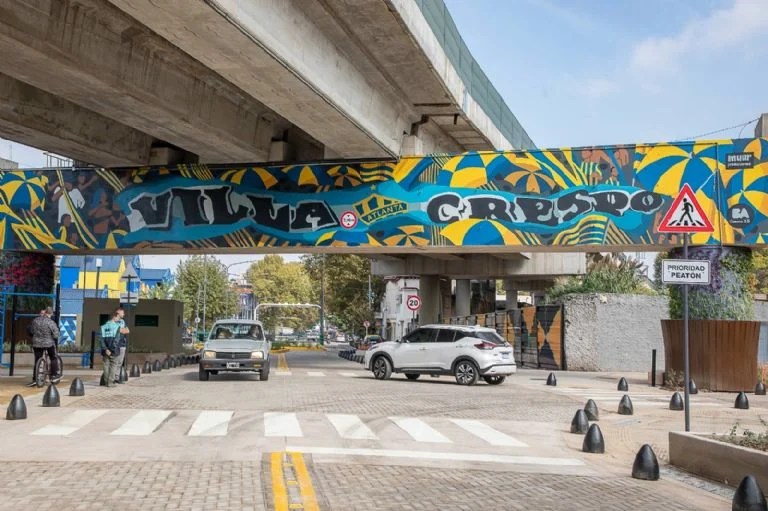 Una obra que conecta los barrios de Chacarita y Villa Crespo