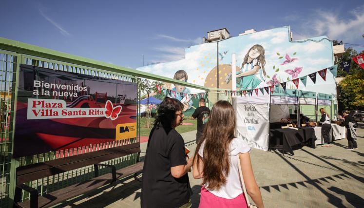 Villa Santa Rita estrenó su primera plaza tras más de 40 años de reclamos