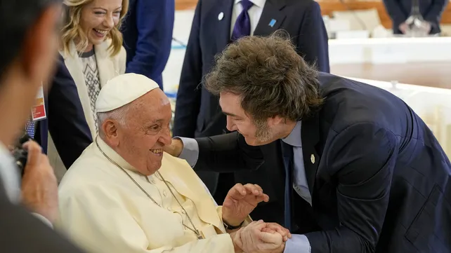 El Presidente despidió al Papa Francisco