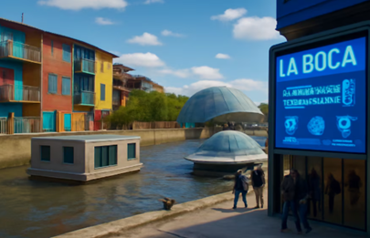 El Barrio de La Boca según una IA