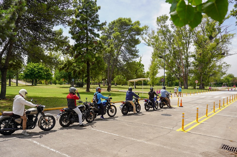 Nuevo sistema de monitoreo para el examen de motos en la pista de Roca