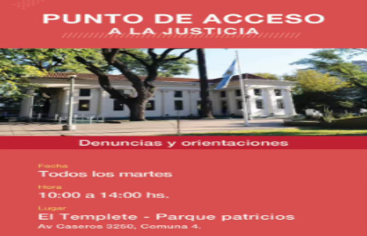Punto de acceso a la Justicia en el Templete
