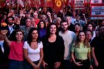 Vanina Biasi cerró la campaña del Frente de Izquierda en Obelisco: “El PRO y LLA se pelean para la tribuna, en la Legislatura van a votar exactamente igual”