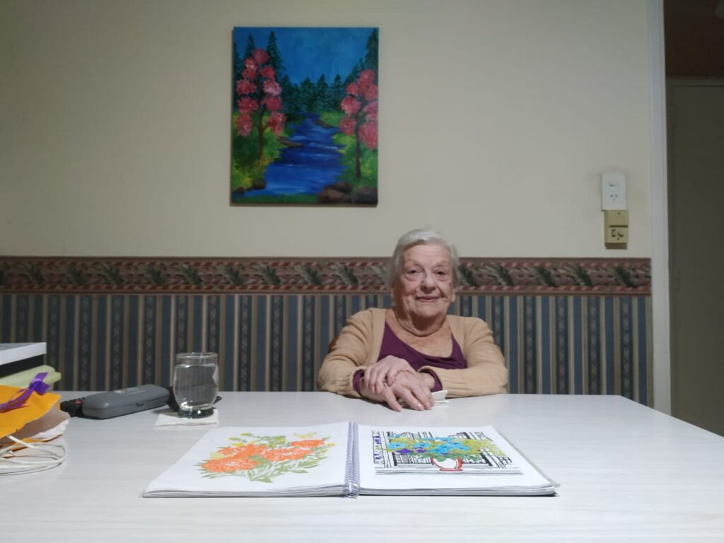 Aurora, vecina de 100 años: “De Saavedra nunca me fui”