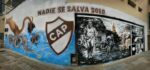 “Nadie se salva solo”: nuevo mural de El Eternauta, Platense y la batalla de San Isidro Labrador en el barrio de Saavedra