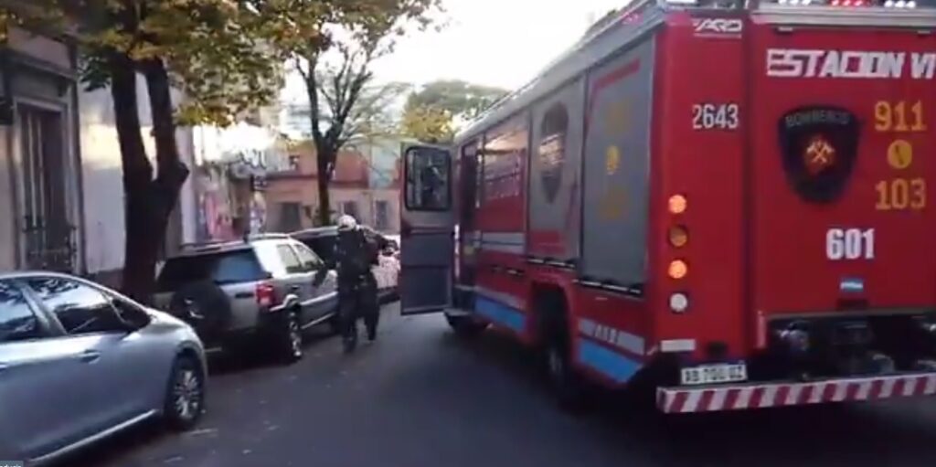 Se incendió una vivienda en Palermo