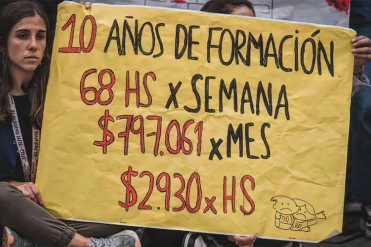 El Garrahan va al paro total este jueves y marcha al Ministerio: “No llegamos ni a la línea de pobreza”, denuncian