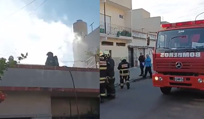 Se incendió una vivienda en Villa Lugano: dos menores asistidos