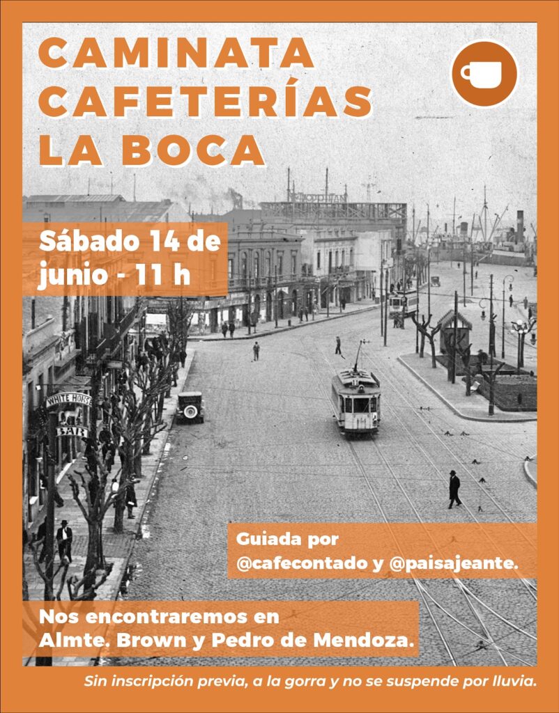 Caminata paisajeante y cafetera por La Boca