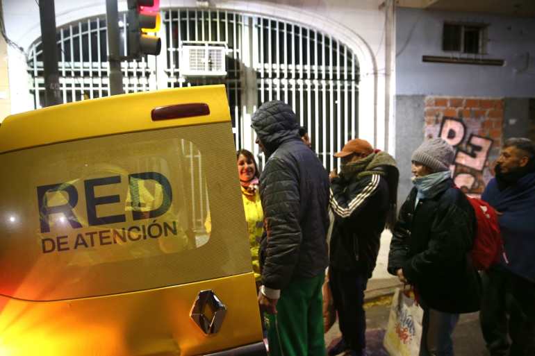 Si ves una persona en situación de calle, llamá al 108