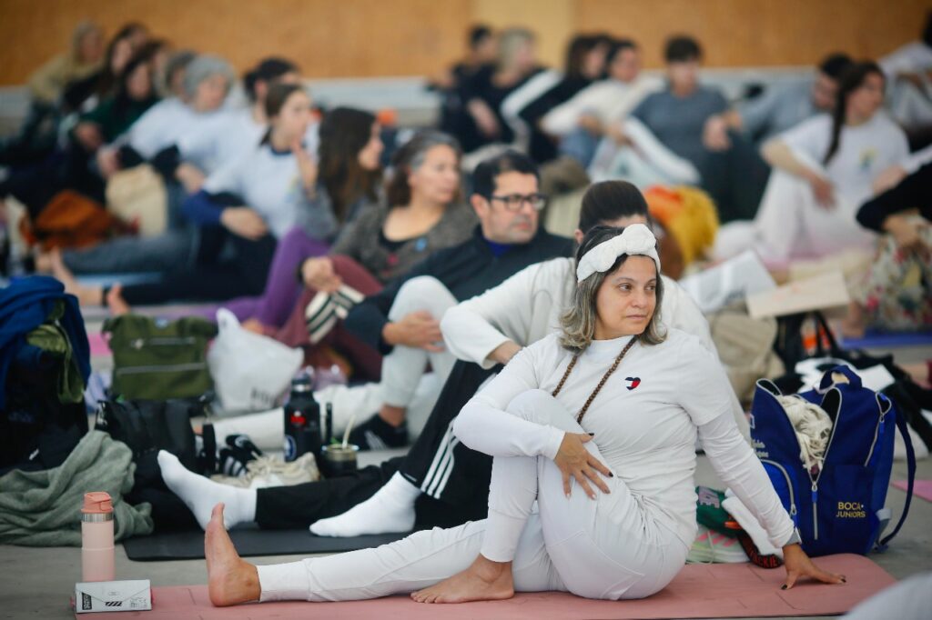 Día Internacional del Yoga en el Parque Olímpico