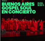 Buenos Aires Gospel Soul en concierto en Parque Chacabuco