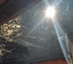 Cayó agua nieve en parte del conurbano Bonaerense