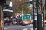 Once: un colectivo atropelló a un ciclista