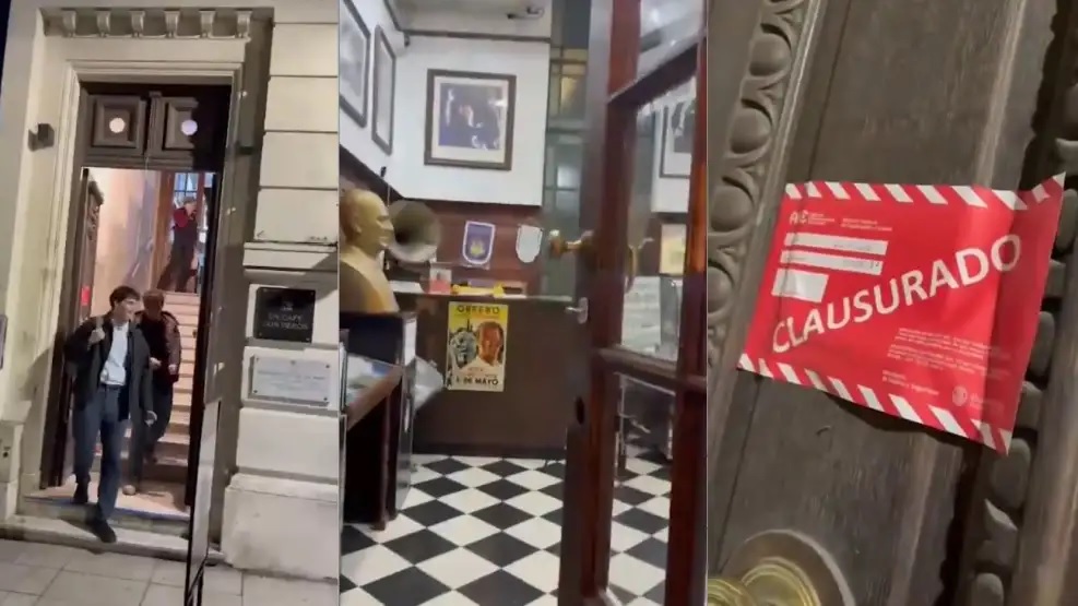 Recoleta: el Gobierno nacional desalojó el bar temático “Un café con Perón” dentro del Instituto Perón