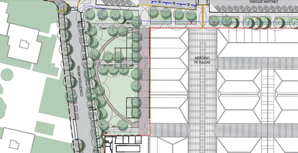 Colegiales: construirán una plaza al lado del Mercado de Pulgas