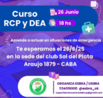 Curso de RCP y DEA en club de Mataderos