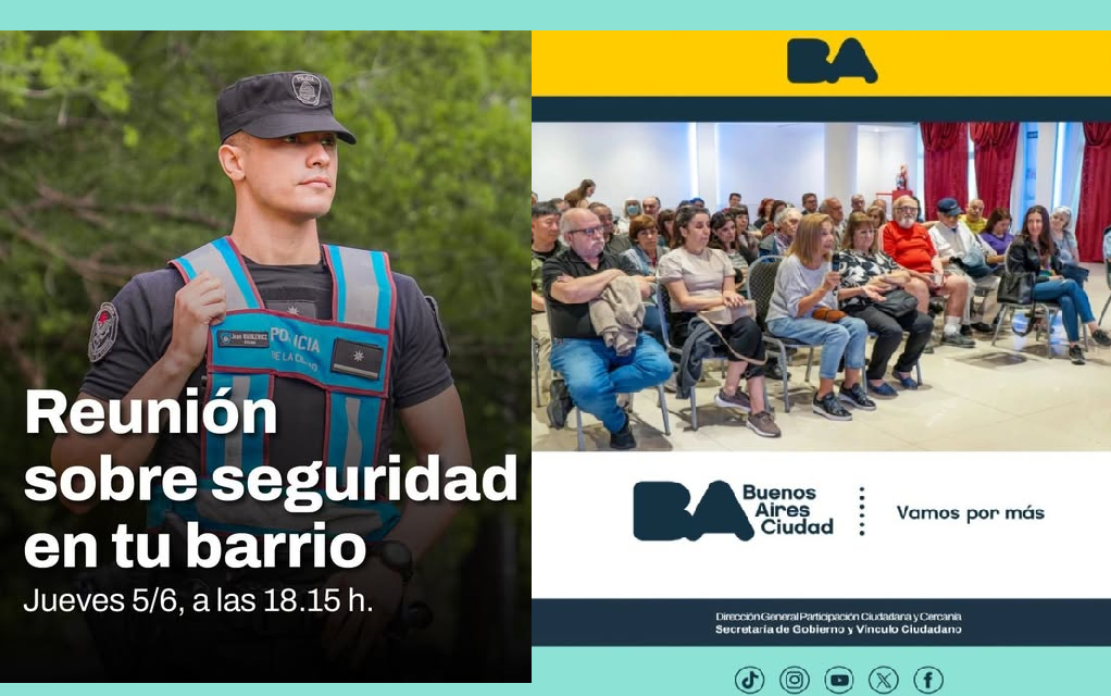 Reuniones vecinales sobre temas de importancia