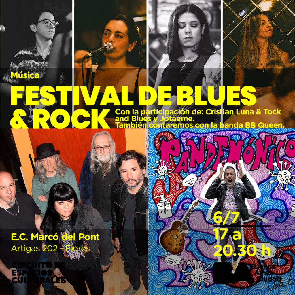 “Festival de Blues & Rock” en Flores