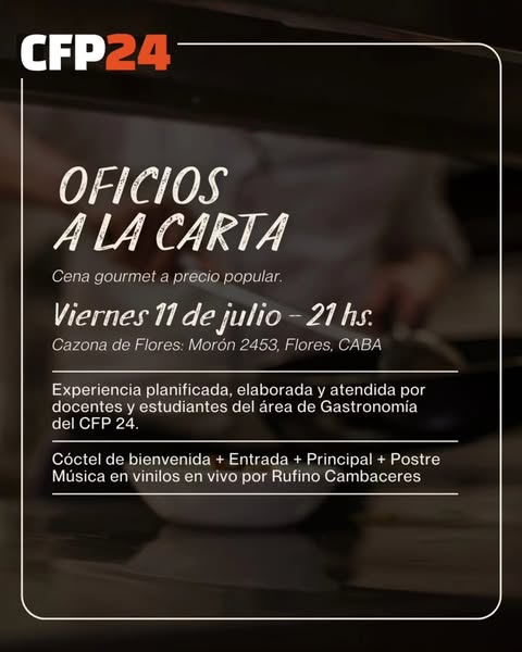 Nueva propuesta gastronómica en el CFP24