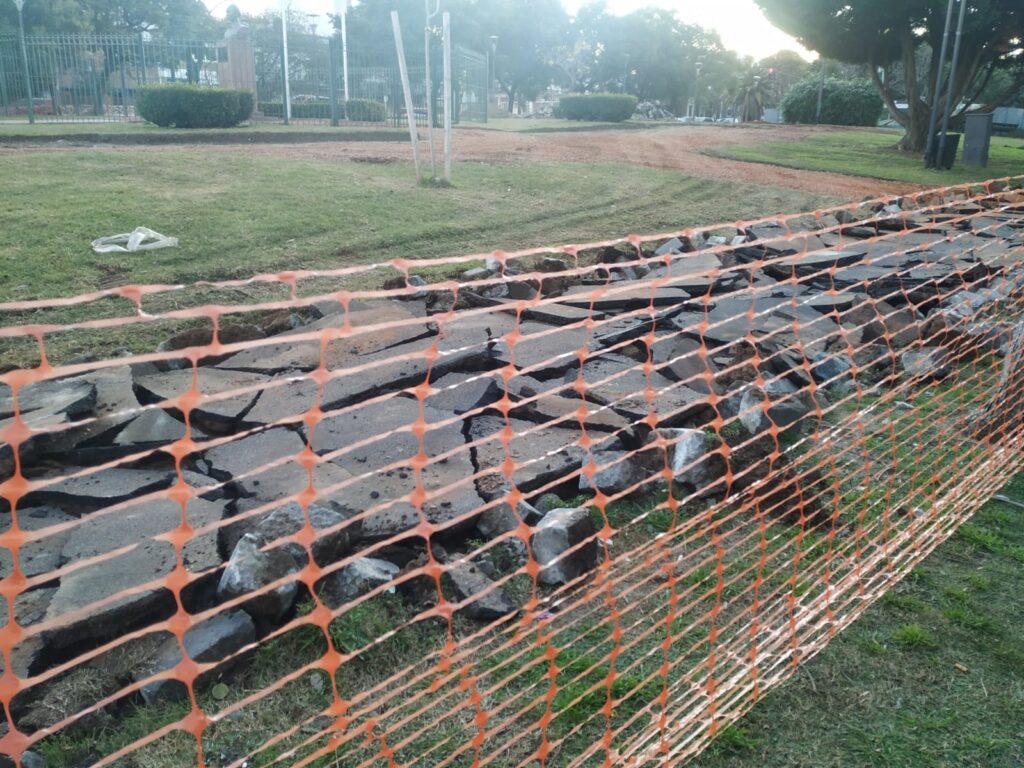 Iniciaron reformas en los caminos del Parque Goyeneche