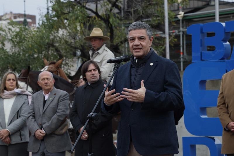 Jorge Macri asistió al inicio de la Exposición Rural en Palermo