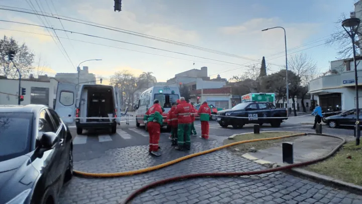 Incendio y muerte en una casa de Parque Avellaneda