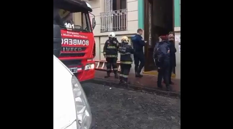 Incendio en el CeSAC de San Telmo