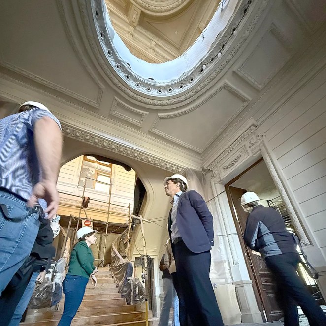 Palacio Ceci: “Ya está restaurado al 80%˝