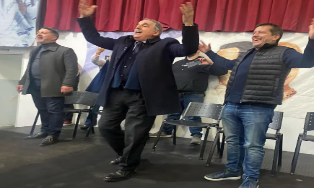 Primer acto de Fuerza Patria en la ciudad con Moreno, Recalde y Mendelovich