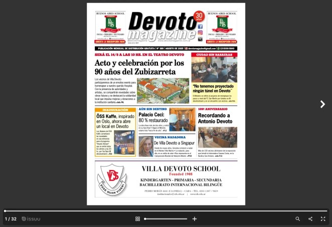 La edición agosto 2025, para leerla desde cualquier dispositivo