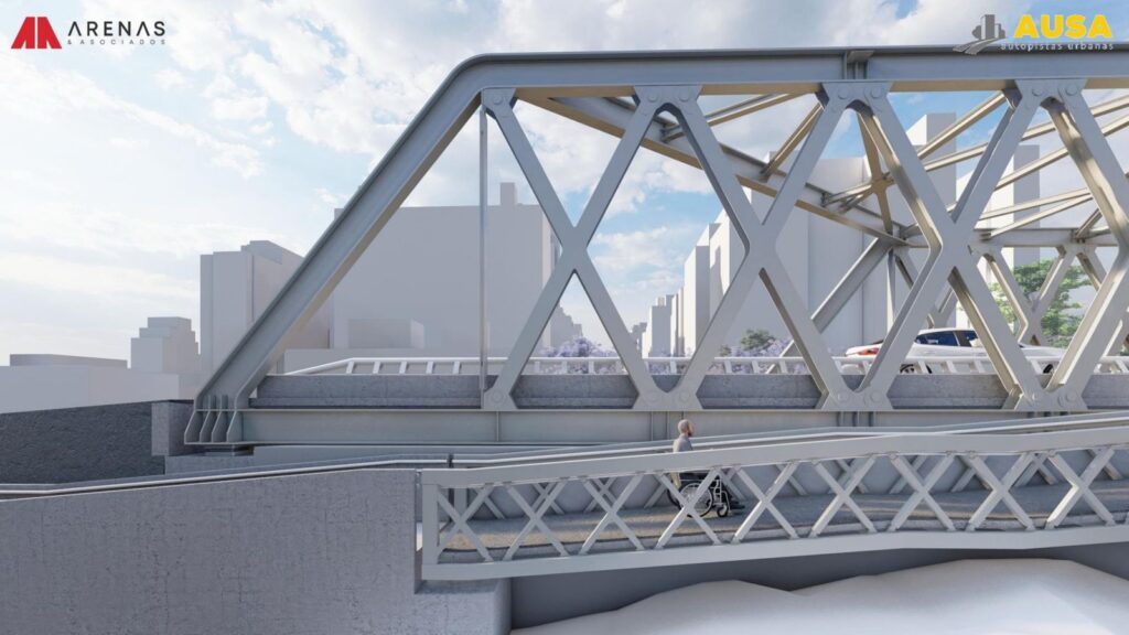 Puente Ciudad de la Paz: la nueva estructura será para tránsito liviano y la antigua se preservará y reubicará en la zona