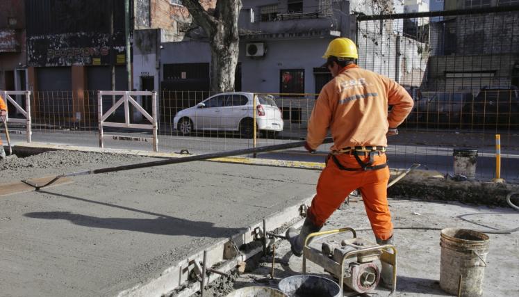Obras de mantenimiento en el Metrobus Juan B. Justo, de Palermo a Vélez Sarsfield
