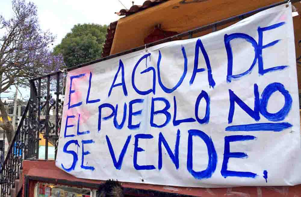 Acción legal colectiva para que el agua no pase a manos privadas